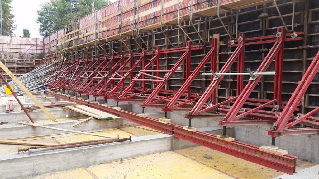 plywood curved concrete forms